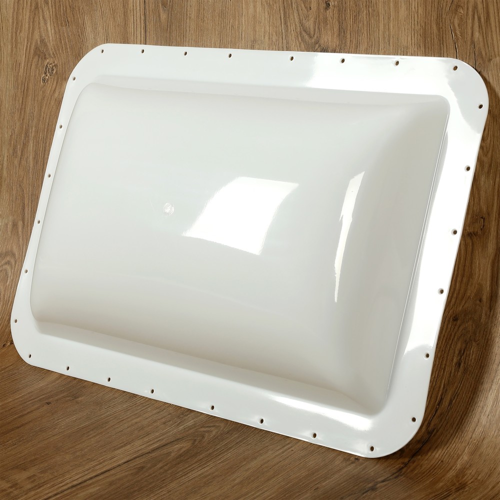 Plastic White RV Roof Skylight Cover For Camper Skylight Food Truck Skylight