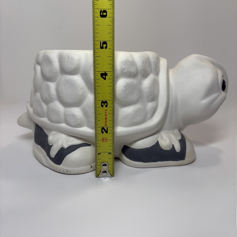 Ready to paint Sturgell Jr turtle planter, ceramic bisque
