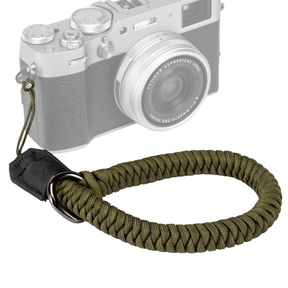 SMALLRIG Camera Wrist Strap, Universal Braided Hand Green, Green