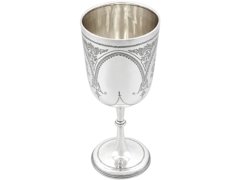 Antique Victorian Sterling Silver Goblet (1895)