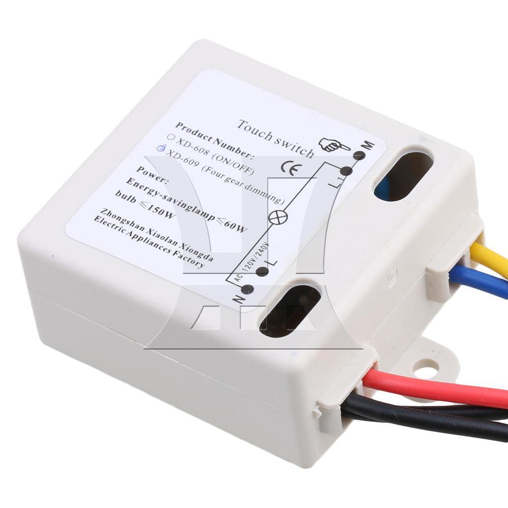 220V 4 Ways Touch Controller Sensor Switch XD-609