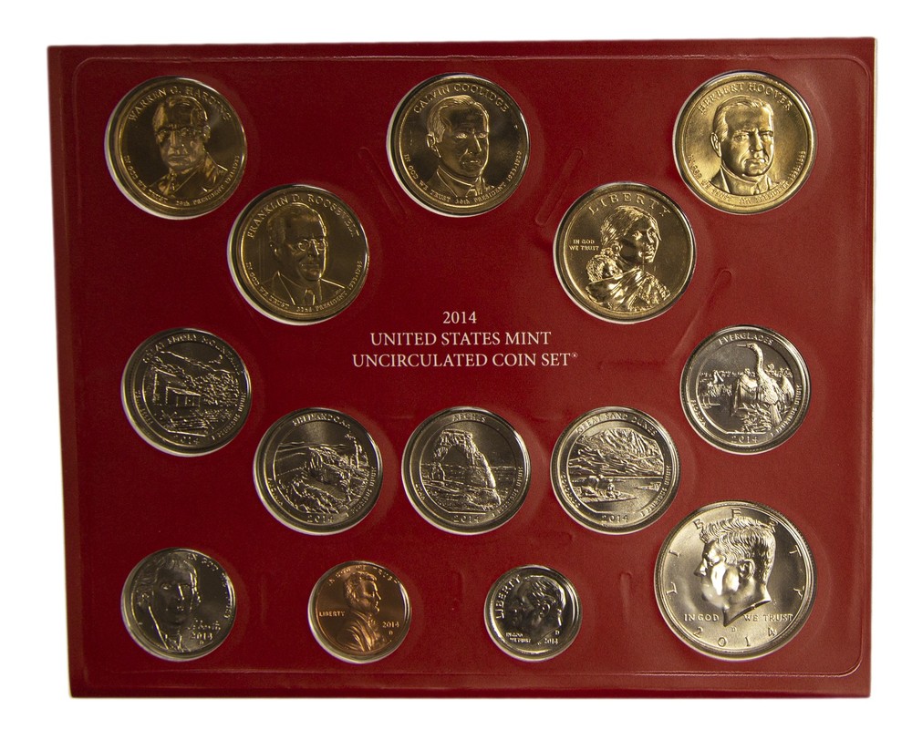 2014 PD US Mint Set (OGP) 28 coins