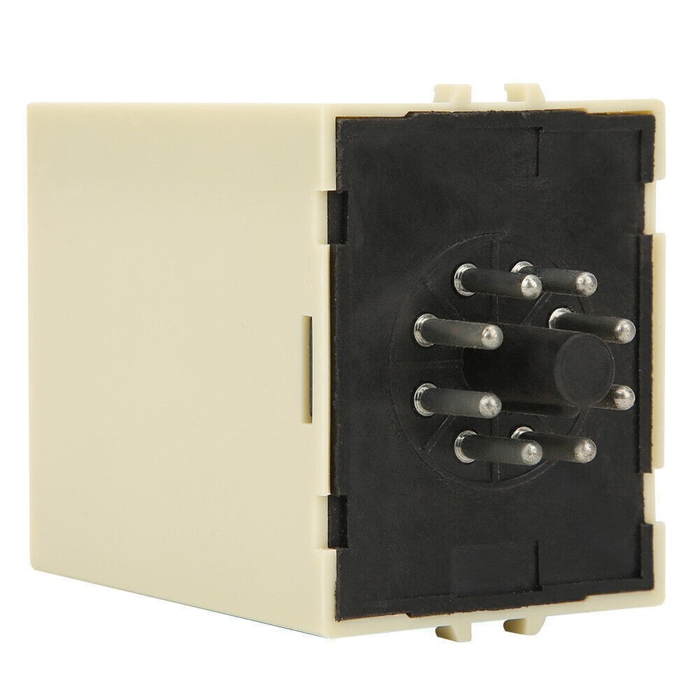 Delay Timer Time Relay Adjustable Knob Anti Interference PC Shell ST3PA A AC220V