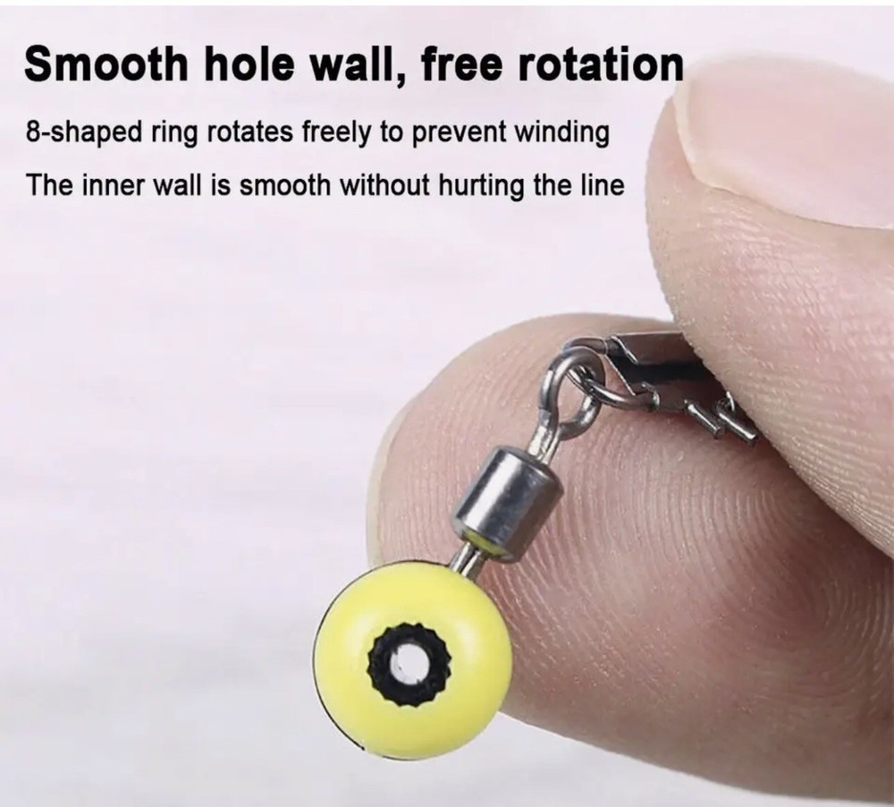 RUNNING LEDGER SLIDER BEADS FLOAT LINK Plus 30 X Free Line Stops