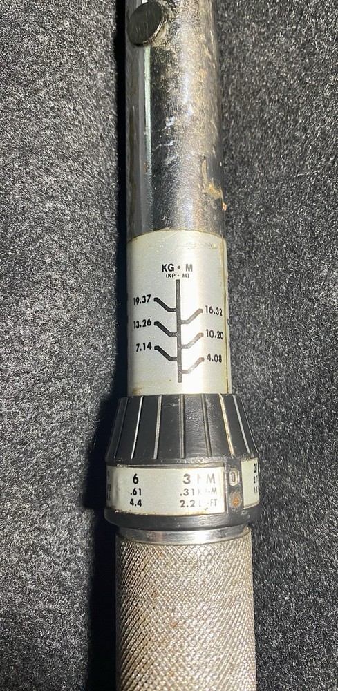 VINTAGE BUFFALO ADJUSTABLE TORQUE WRENCH (READ DESCRIPTION)