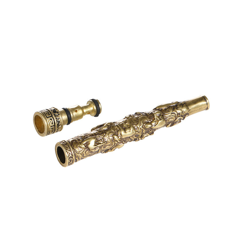 Brass China zodiac cigarette filter pipe filter cigarette holder