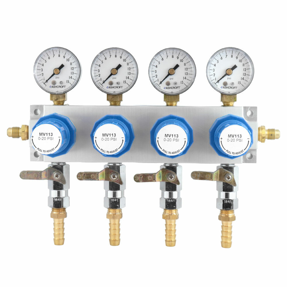 McDANTIM MONOBLOCK CO2 SECONDARY REGULATORS - 8 MODELS AVAILABLE