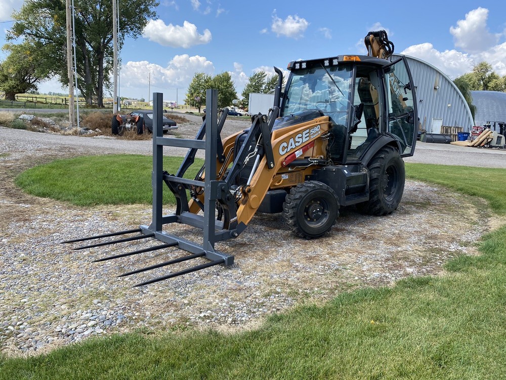 bale fork, quick connect, for case backhoe