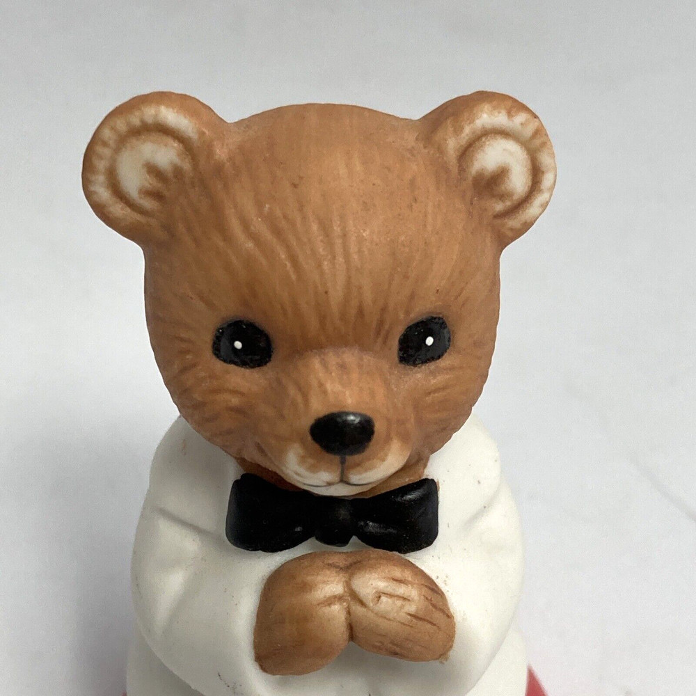 Ceramic Choir Bear Figurines