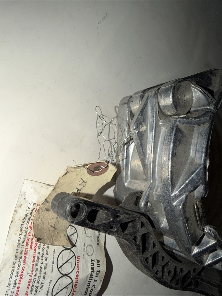 BTC-A1-4 4" Aluminum A1 Coupler With Solid Gasket Composite Cam Handle