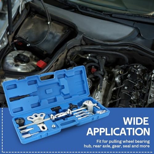 19PCS Slide Hammer Puller Set | 9-Way Internal External Puller Hub Puller,