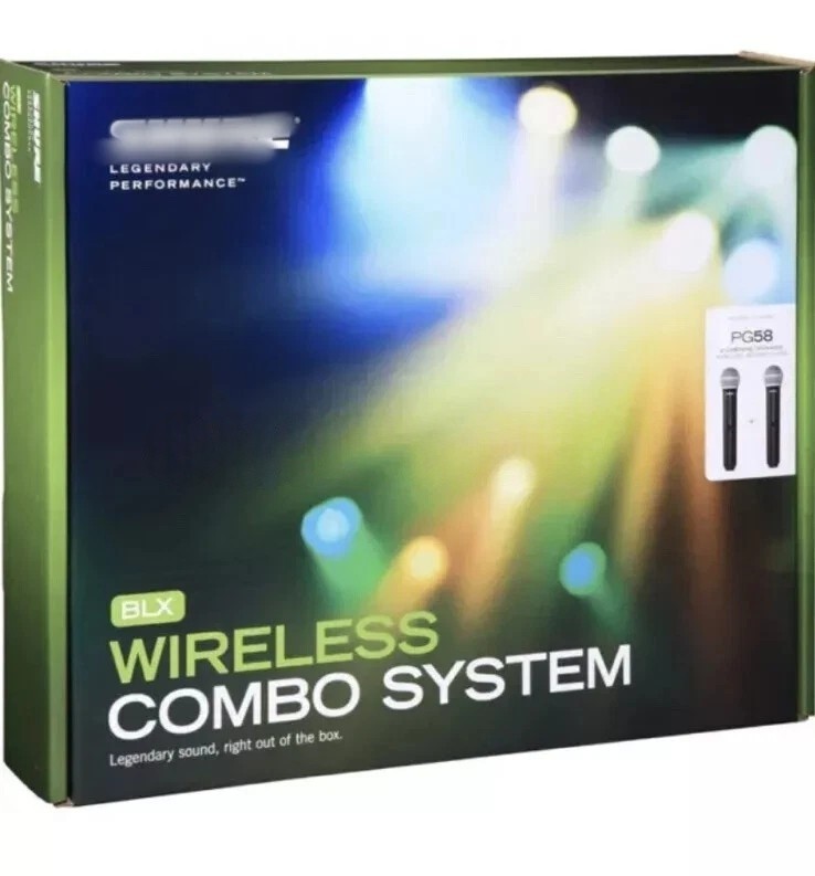 New BLX288/PG58 Handheld Wireless Microphone System Come with 2 Microphone