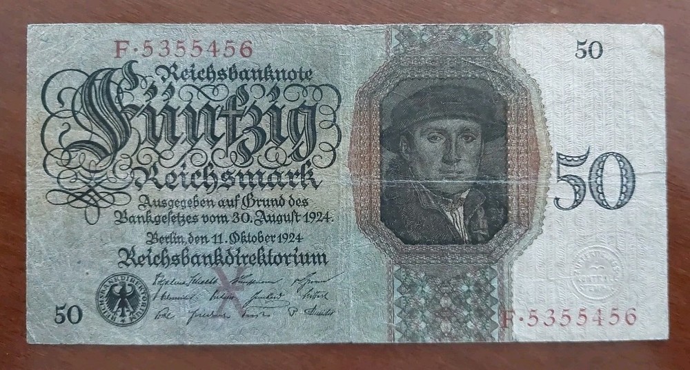 1924 Germany 50 Marks