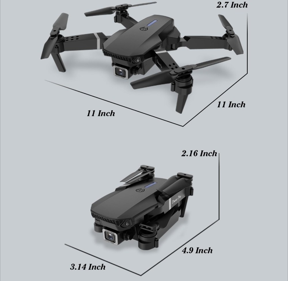Drone with Dual Camera, Foldable RC Drone