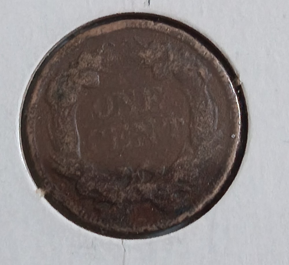 US 1`C coins 1858 Flying eagle j5