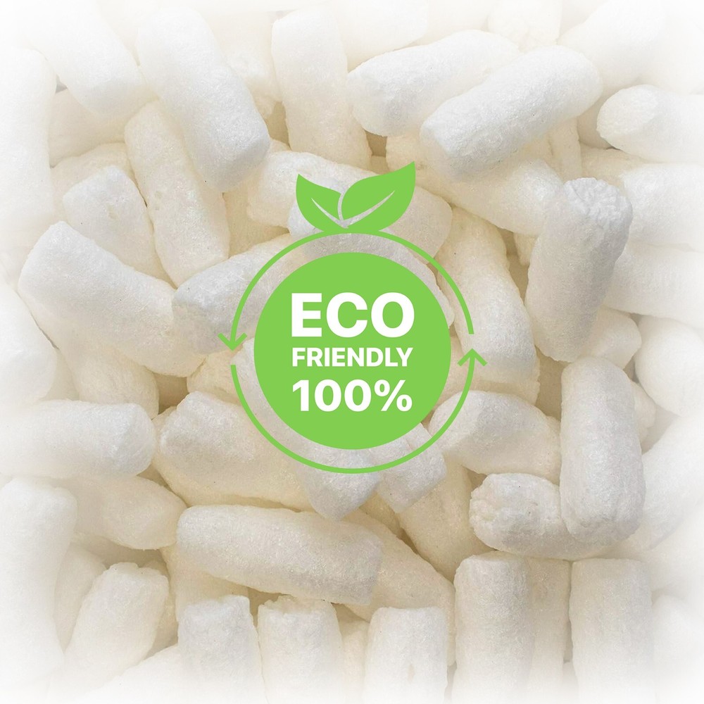 Yens Biodegradable Packing Peanuts for Moving, Packaging-0.6 cuft