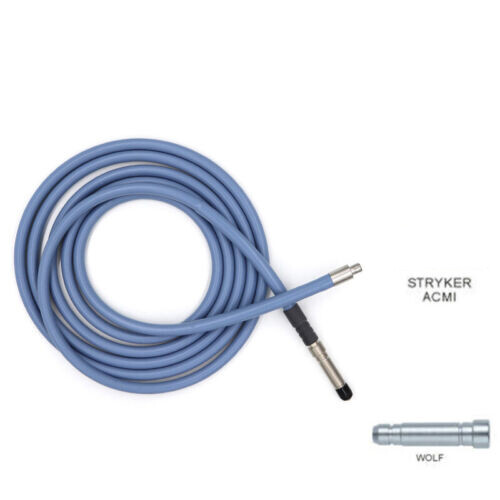 Surgery Fiber Optical Cable Endoscopy Light Source Compatible Storz / Wolf
