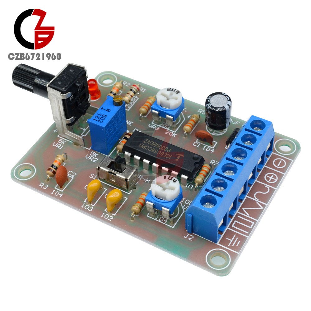 Welded ICL8038 Signal Generator Module Sine Square Triangle Monolithic Function