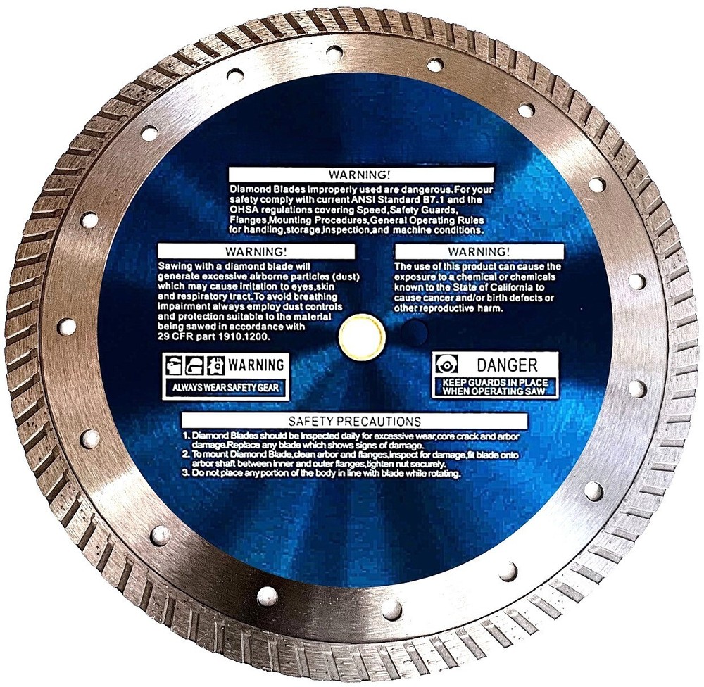 Dewalt DWAFV8900 Flexvolt 9" Diamond Blade Masonry Stone (Equivalent) 5pk