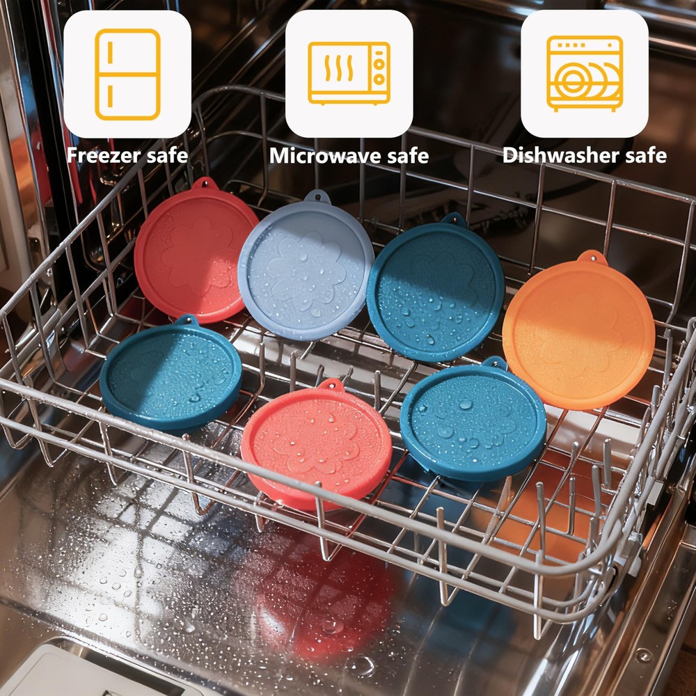 VIOTIIN 2 Cup Silicone Replacement Lids Storage Cover for 2 - 4 Pack