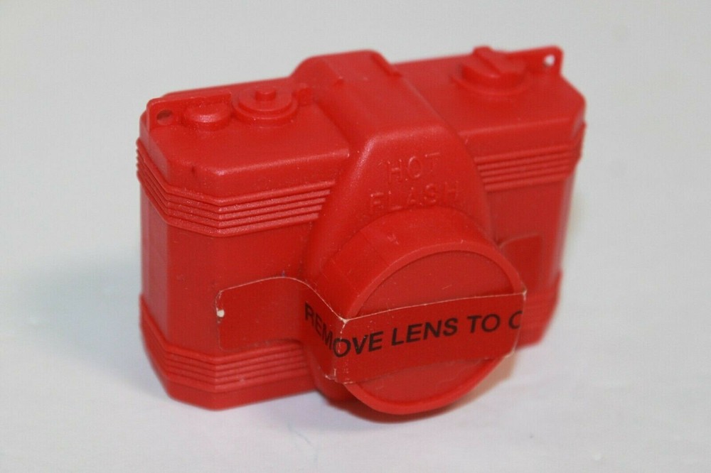 Vintage Donruss Red Camera Candy Gum Container Sealed