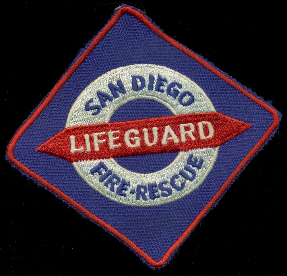 San Diego California Fire Rescue Lifeguard version 2 Patch S-3