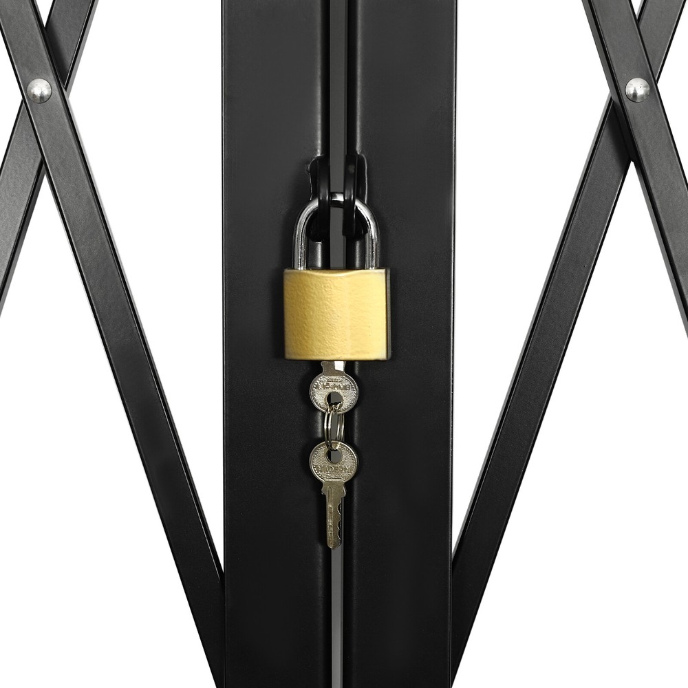 Double Folding Door Folding Security Gate Expand Gate Security Scissor Gate