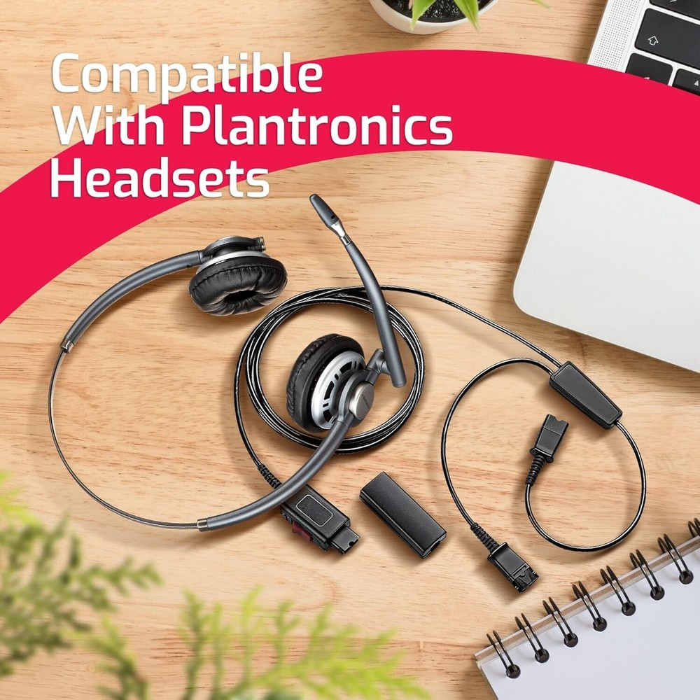 Plantronics Style Headset Splitter and Telephone Cable-Supervisor Agent Training