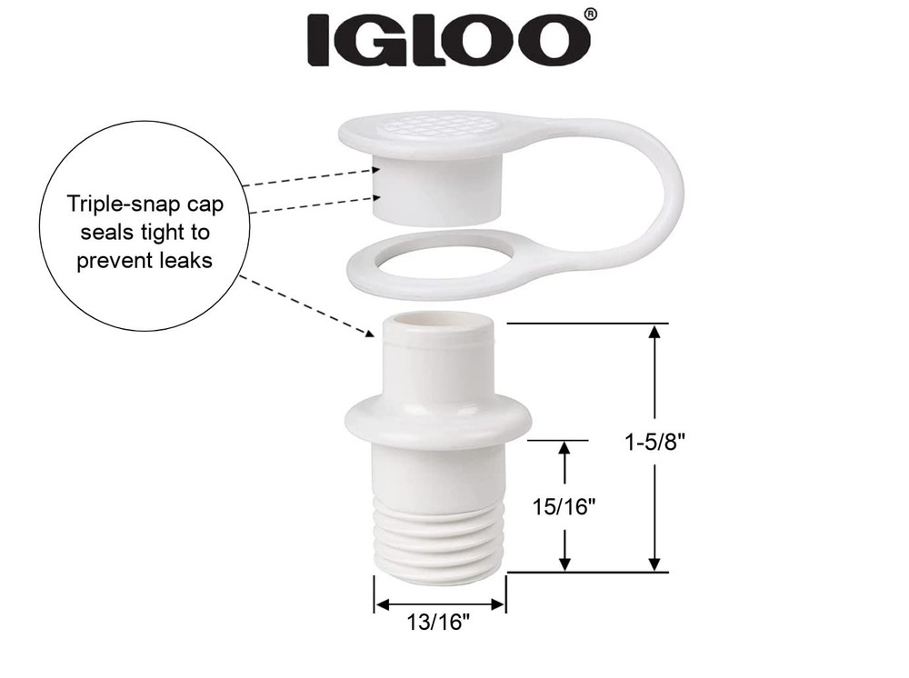 Triple Snap Drain Plug