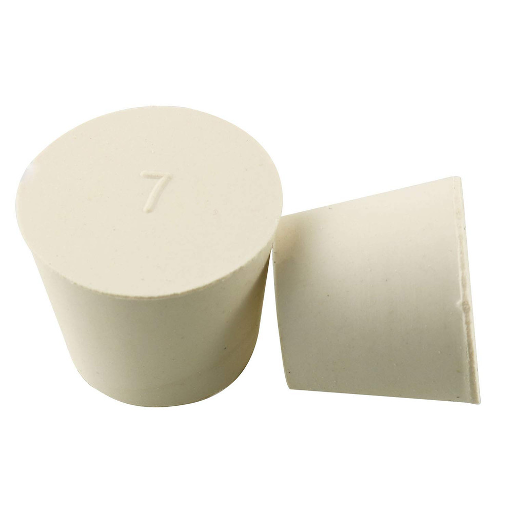 Lab Rubber Plug 26PCS 000# - 8# Sizes Tapered White Solid Rubber Stoppers 11 ...
