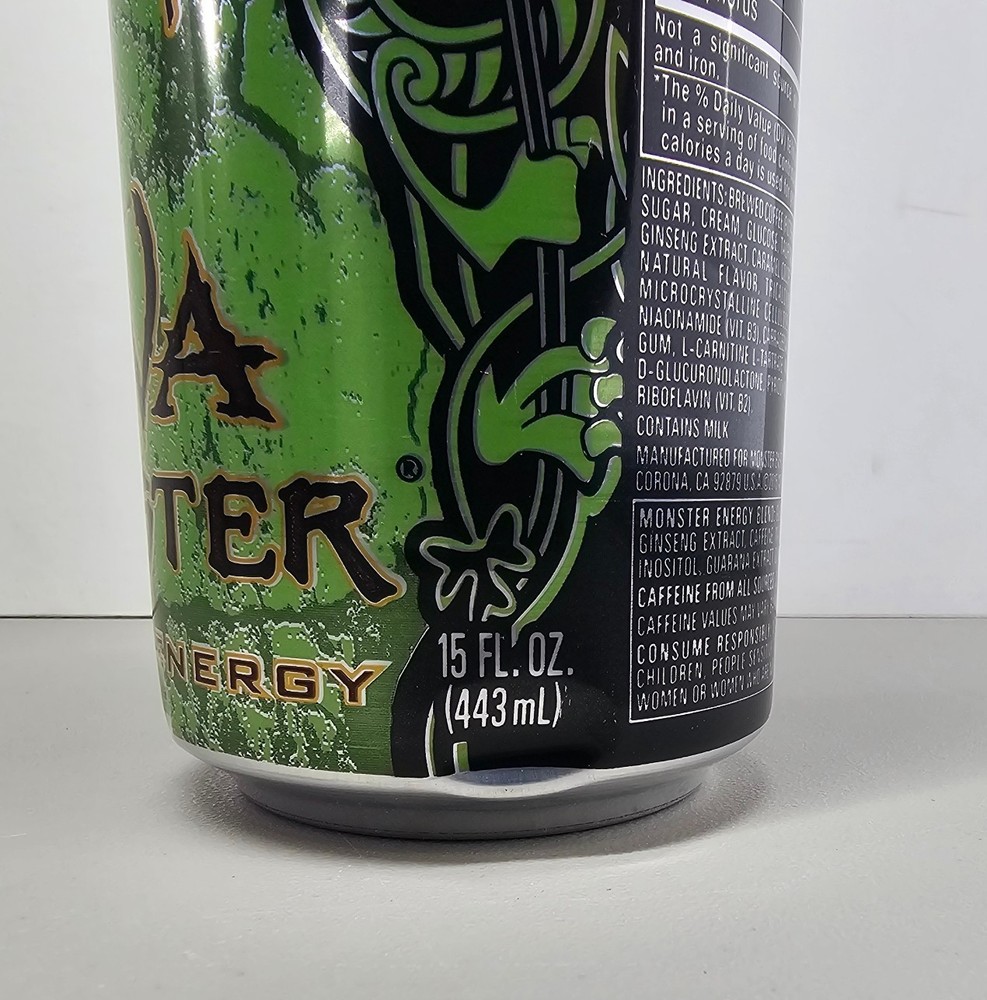 Monster Energy Java Irish Blend Unopened Can SEALED 16.9 oz Retired