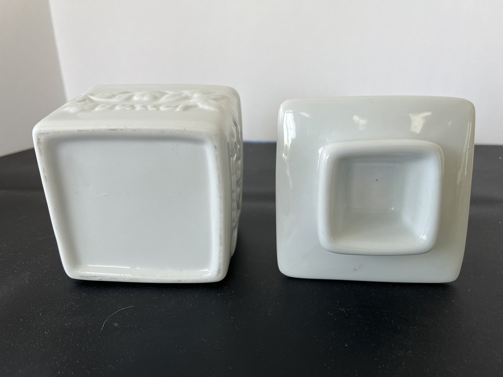 RPI Unique White Porcelain Butter Keeper