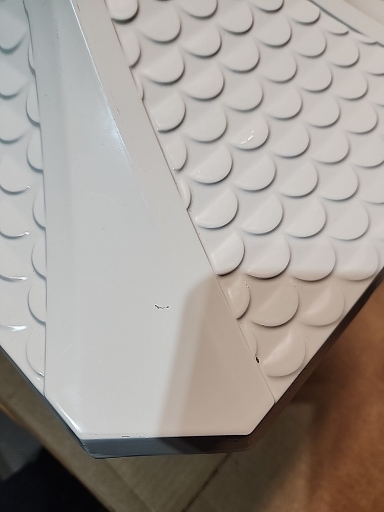 Gibraltar Hamilton Premium Large Locking Aluminum Post Mount Mailbox White Displ