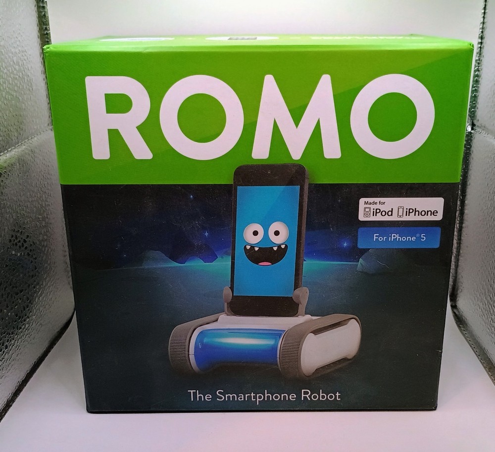 Untested Romo ROMO3L Smartphone Controller Conrolled Robot For iPod iPhone 5