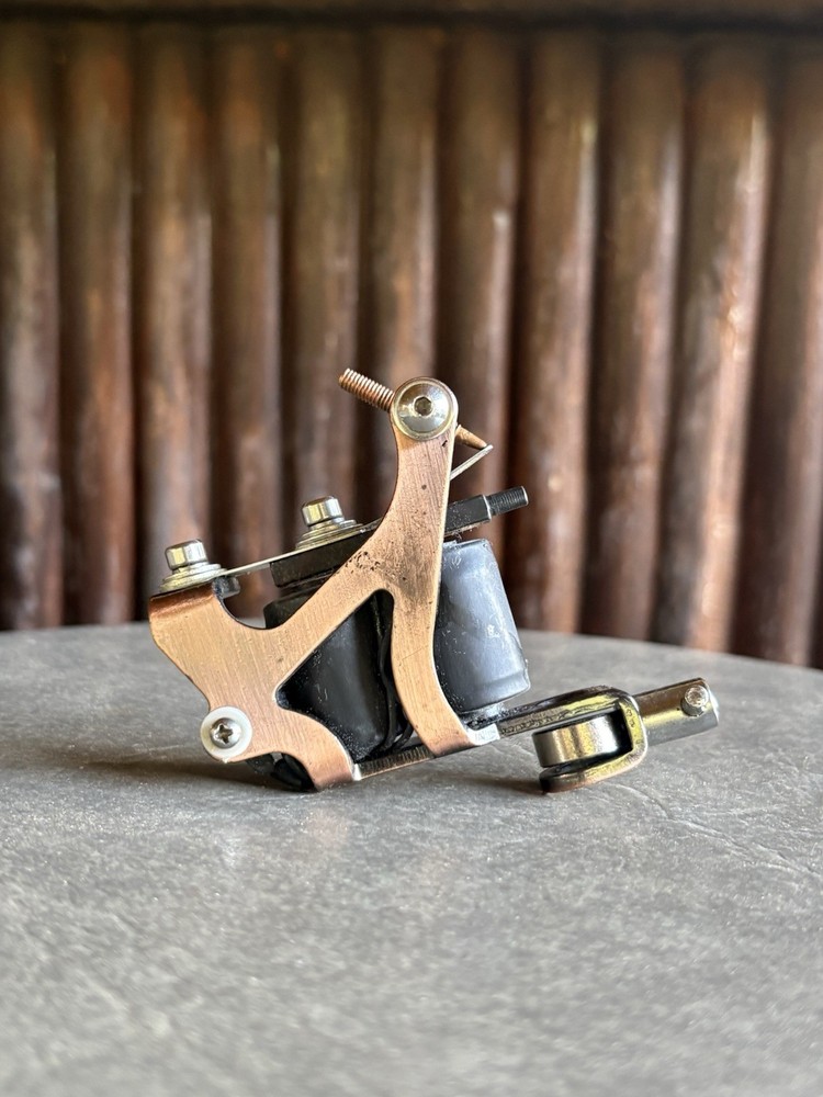 Copper Color Tattoo Machine Black Coils