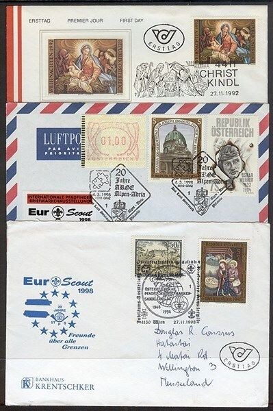 AUSTRIA COVERS x6 (ID:327/D31128)