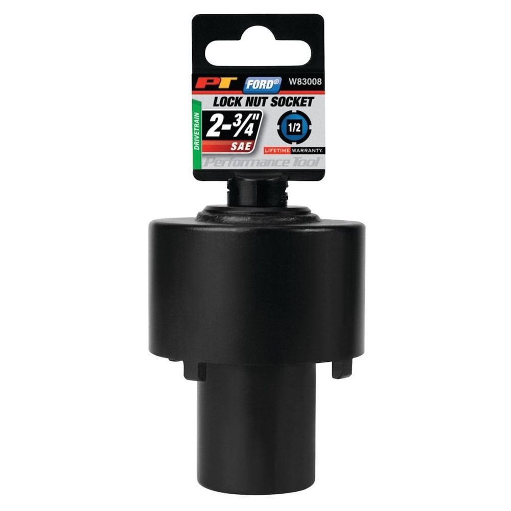 Performance Tool W83008 Spindle Nut Socket Black