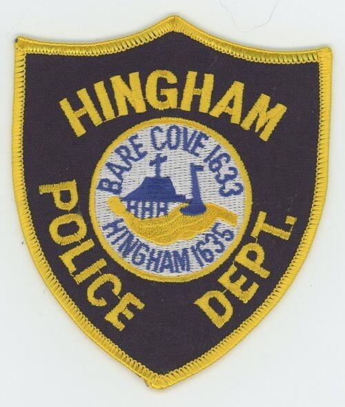 MASSACHUSETTS MA HINGHAM POLICE NICE SHOULDER PATCH SHERIFF