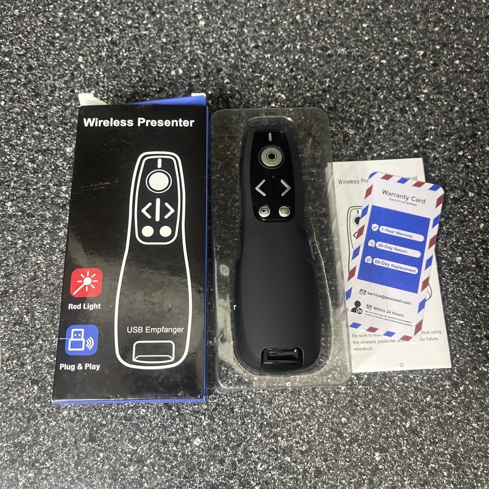 Power point Presentation Remote Control Wireless USB PPT Presenter Laser Pointer