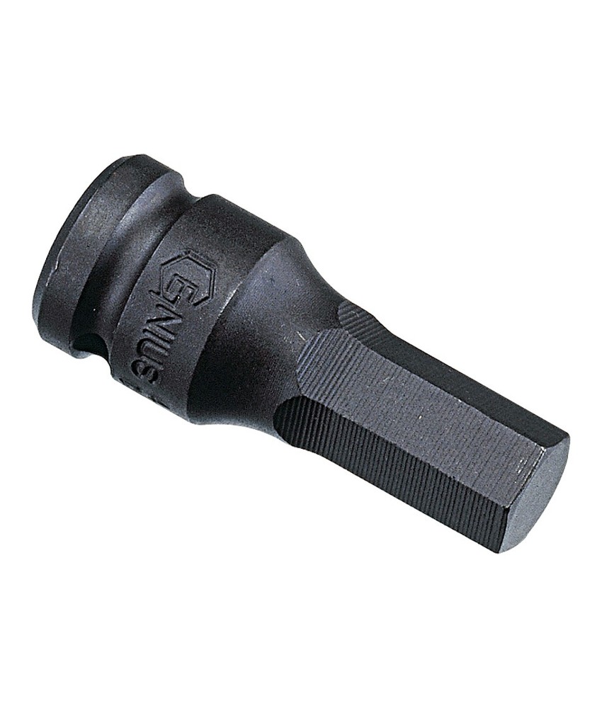 Genius Tools 1/2" Dr. 21mm Hex Impact Bit Socket, 76mmL (CR-Mo) - 447621