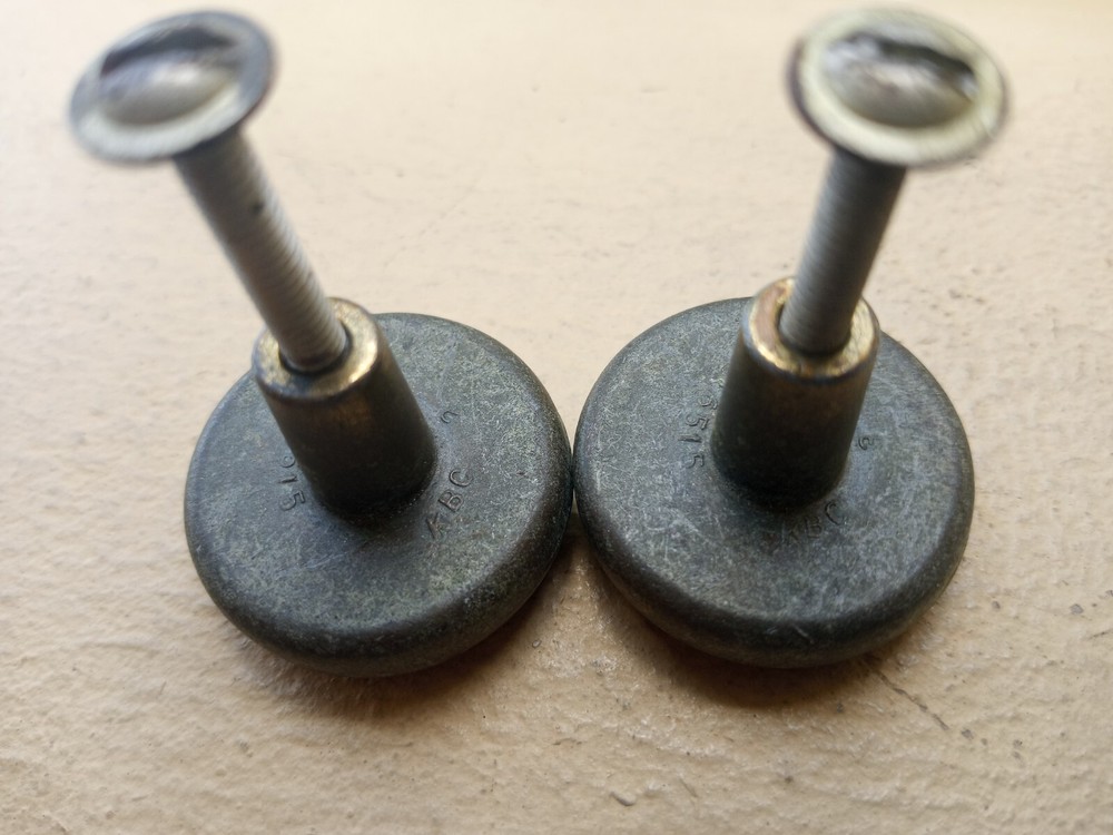 CABINET or drawer Hardware SOLID BRASS KNOB handle KEELER BRASS CO.