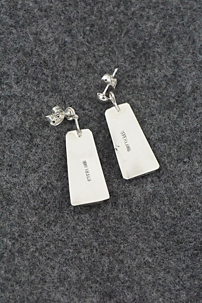 Opalite & Sterling Silver Earrings - Brenda Pete