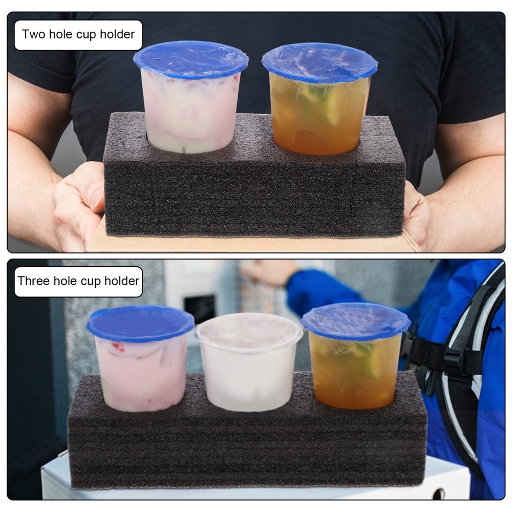 4Pcs Lightweight Drink Carrier Cup Holders for Takeout Packaging
