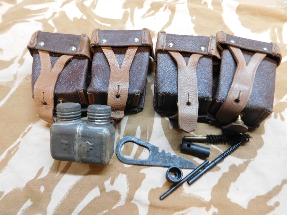 Mosin Nagent Ammo Pouches and Tools.