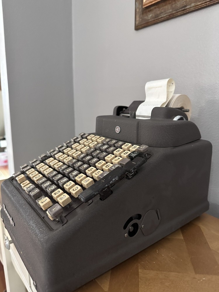 Vintage Burroughs Electric Adding Machine Series P