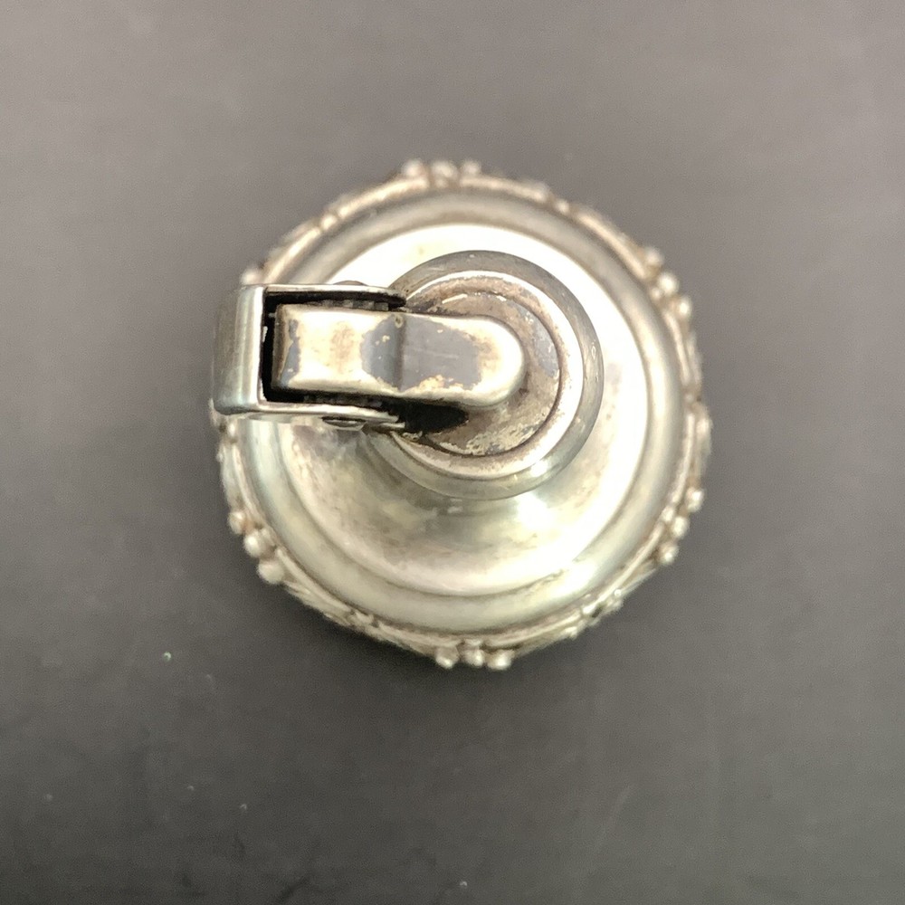 Vintage Ronson Silver Plated Table Lighter Decanter 1940 / 1950 Working