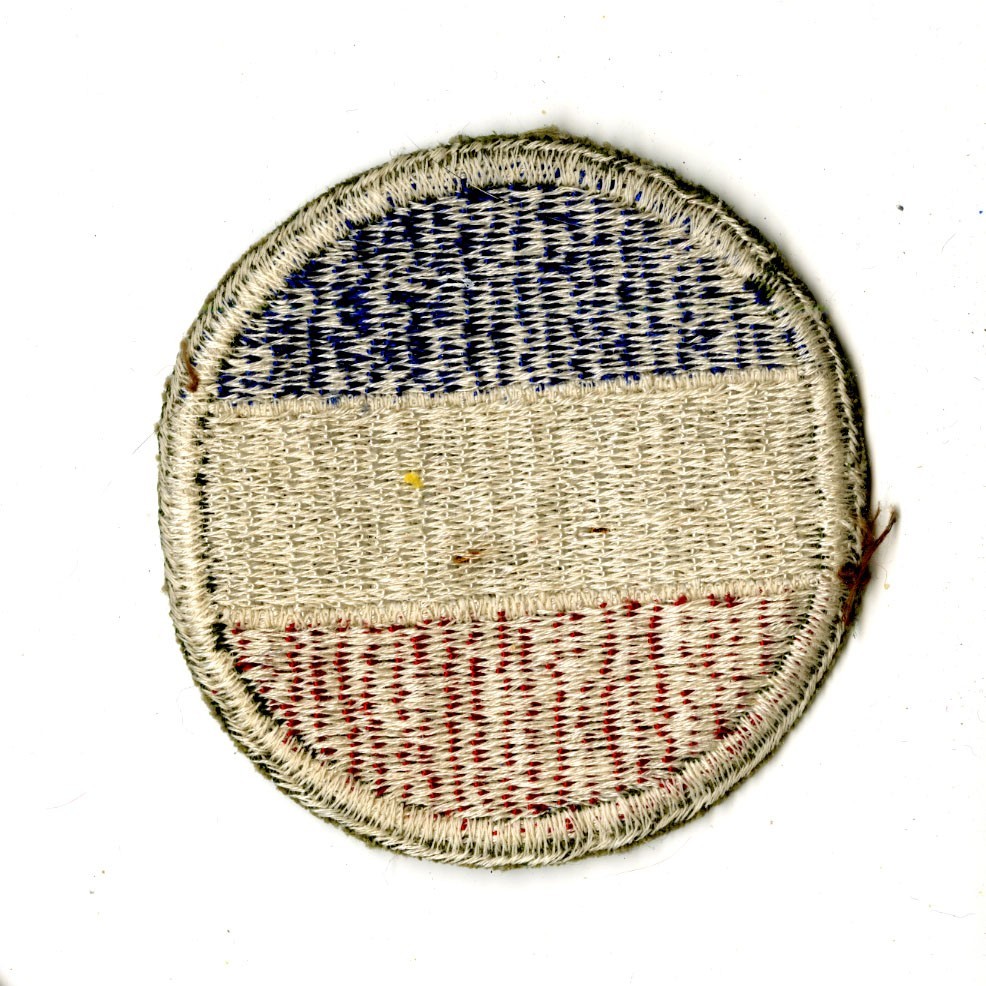 Army Ground Forces White Back Patch WWII Original