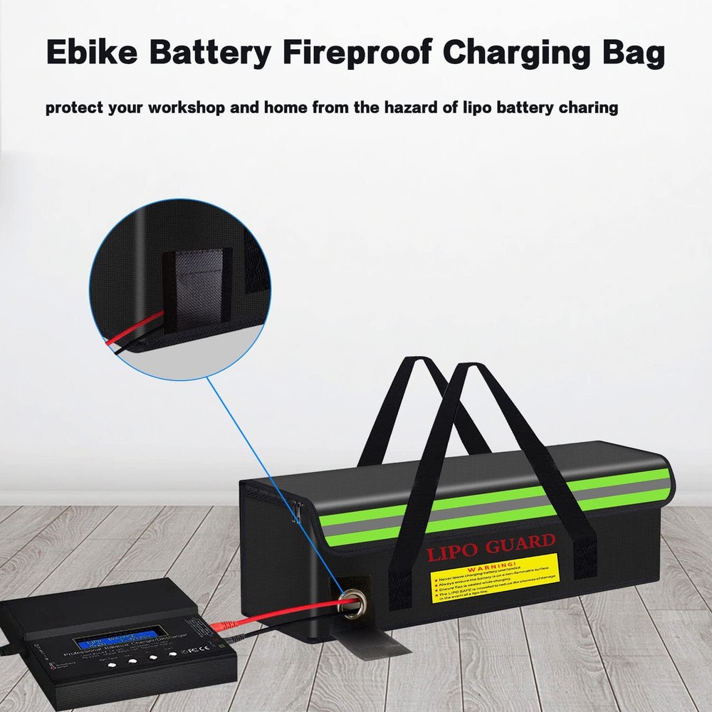 Lipo Battery Safe Bag Fireproof Storage Case
