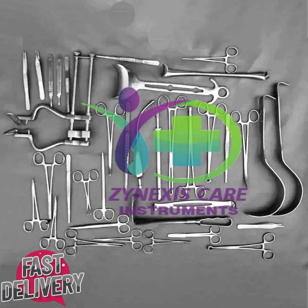 General Surgery Basic Laparotomy Surgical Instruments Set