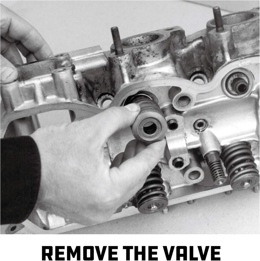 Valve Spring Compressor Kit, Remove Coil Springs, Cylinder Heads, T-Handle, Car